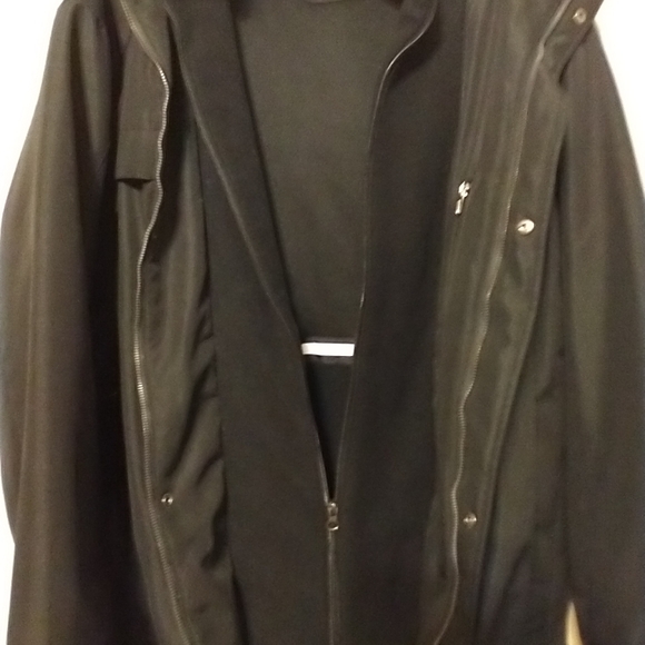 St.John'sBay Heavy Lined Coat w/Lined Hood, VG Condition Size Large - Picture 4 of 9